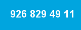 926 829 49 11